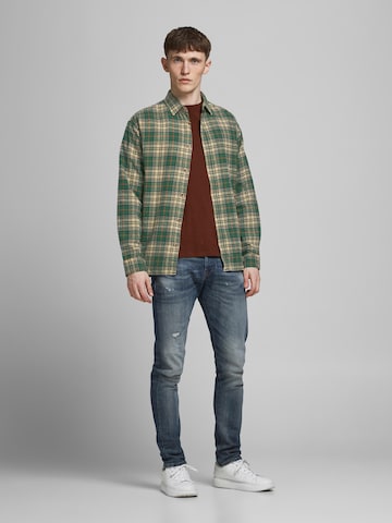 JACK & JONES - Ajuste regular Camisa en verde