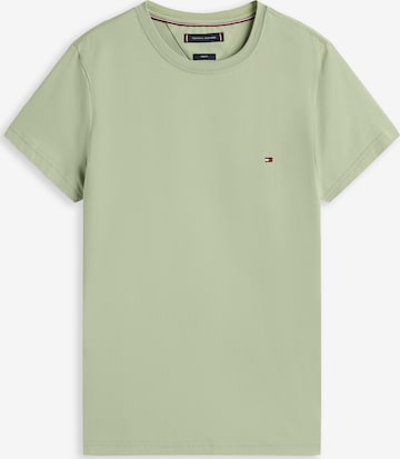 T-Shirt TOMMY HILFIGER en vert : devant