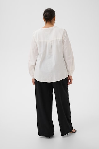 KAFFE CURVE Blouse 'Nana' in Wit