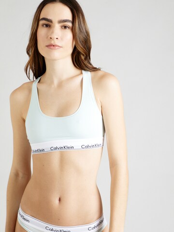 Bustier Soutien-gorge Calvin Klein Underwear en bleu : devant