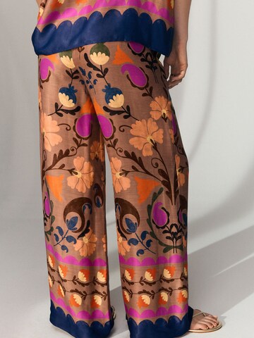 Wide Leg Pantalon Next en marron