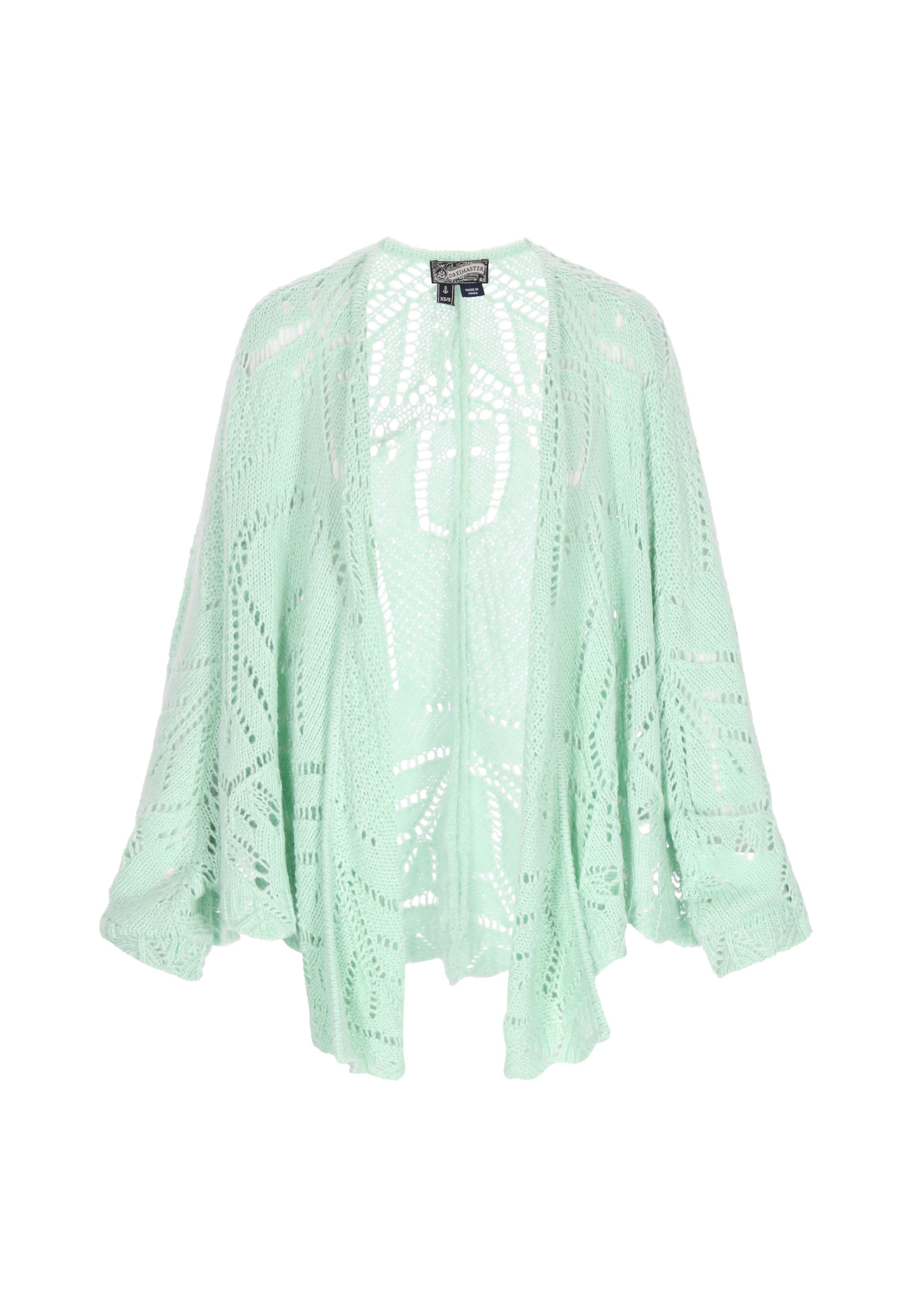 DreiMaster Vintage Knit cardigan 'Vintage' in Green: front