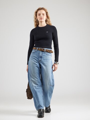LEVI'S ® Pulóver 'Crewneck Rib Sweater' - szürke