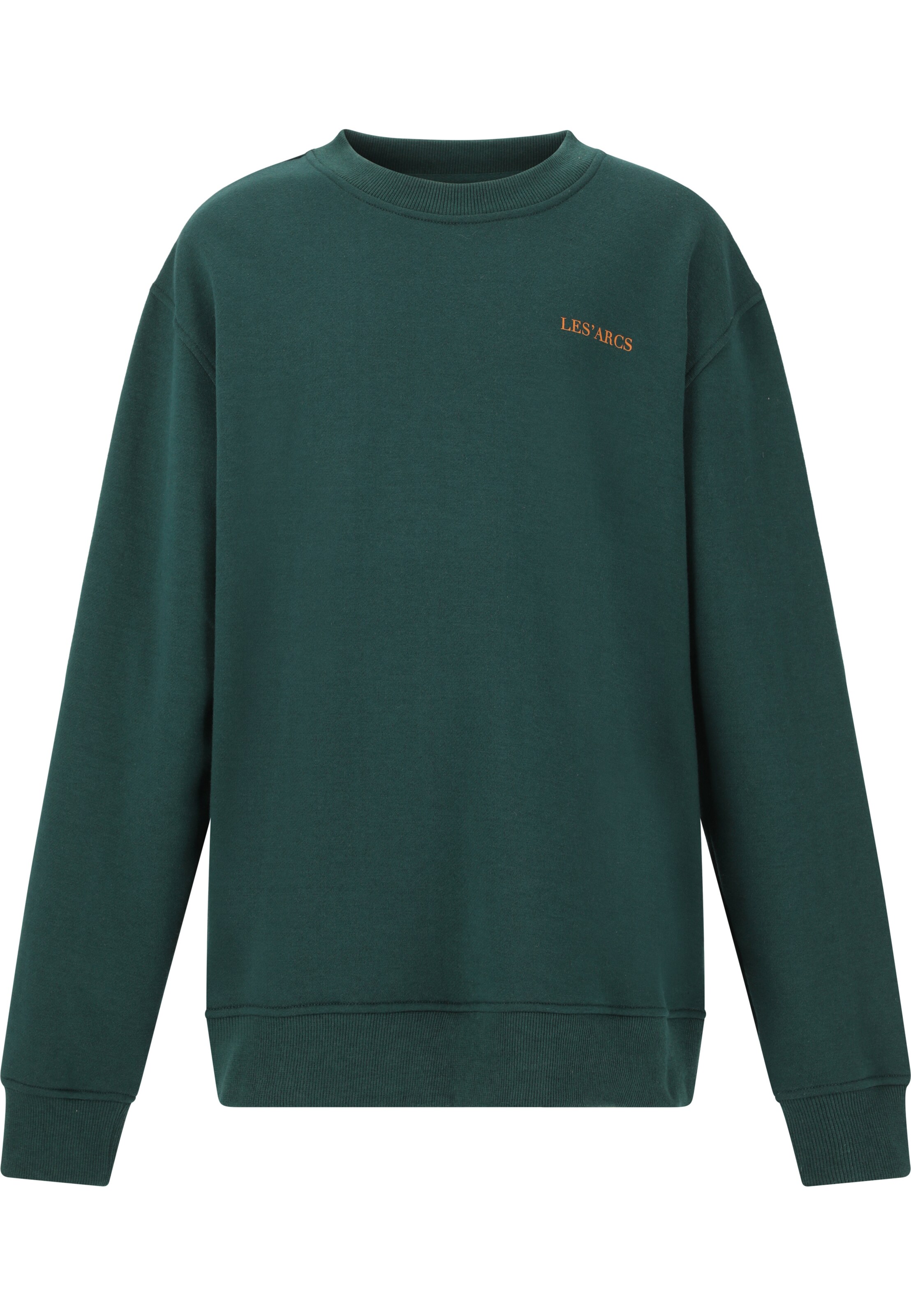 Les'Arcs Sweatshirt 'Deasach' in Grün: Vorderseite