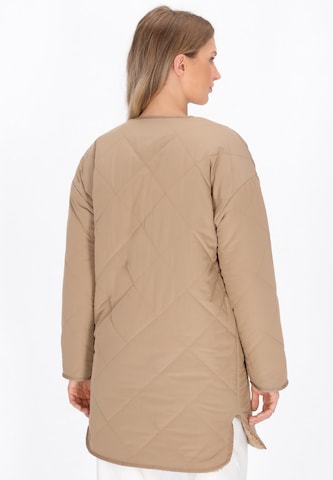 DreiMaster Maritim Between-season jacket in Beige: front