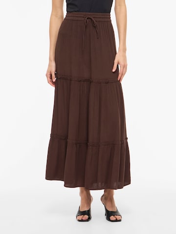 VILA - Falda 'VIMesa' en marrón: frente