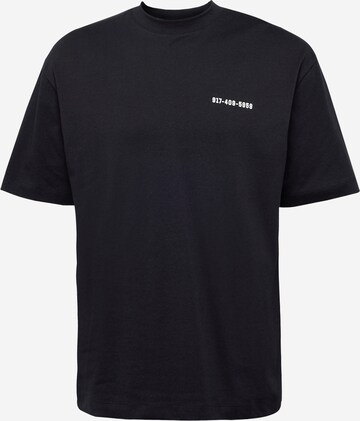 TOPMAN Shirt 'NYC' in Zwart: voorkant