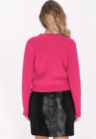 faina Strickjacke in Pink