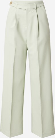 Grace & Mila Pleat-Front Pants 'Emerson' in Green: front