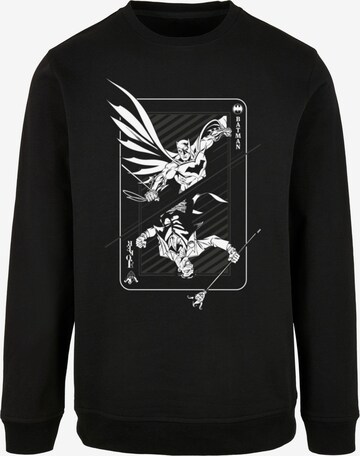 Merchcode Sweatshirt 'Batman - Batman vs Joker' in Zwart: voorkant