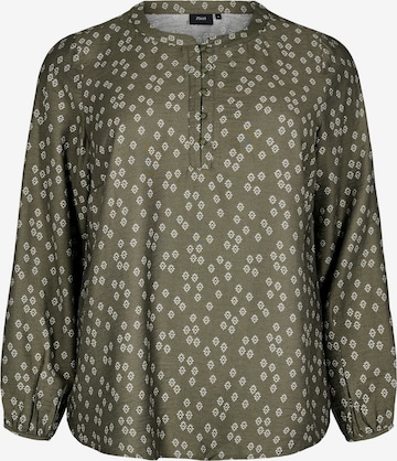 Zizzi Blouse 'Caava' in Green: front