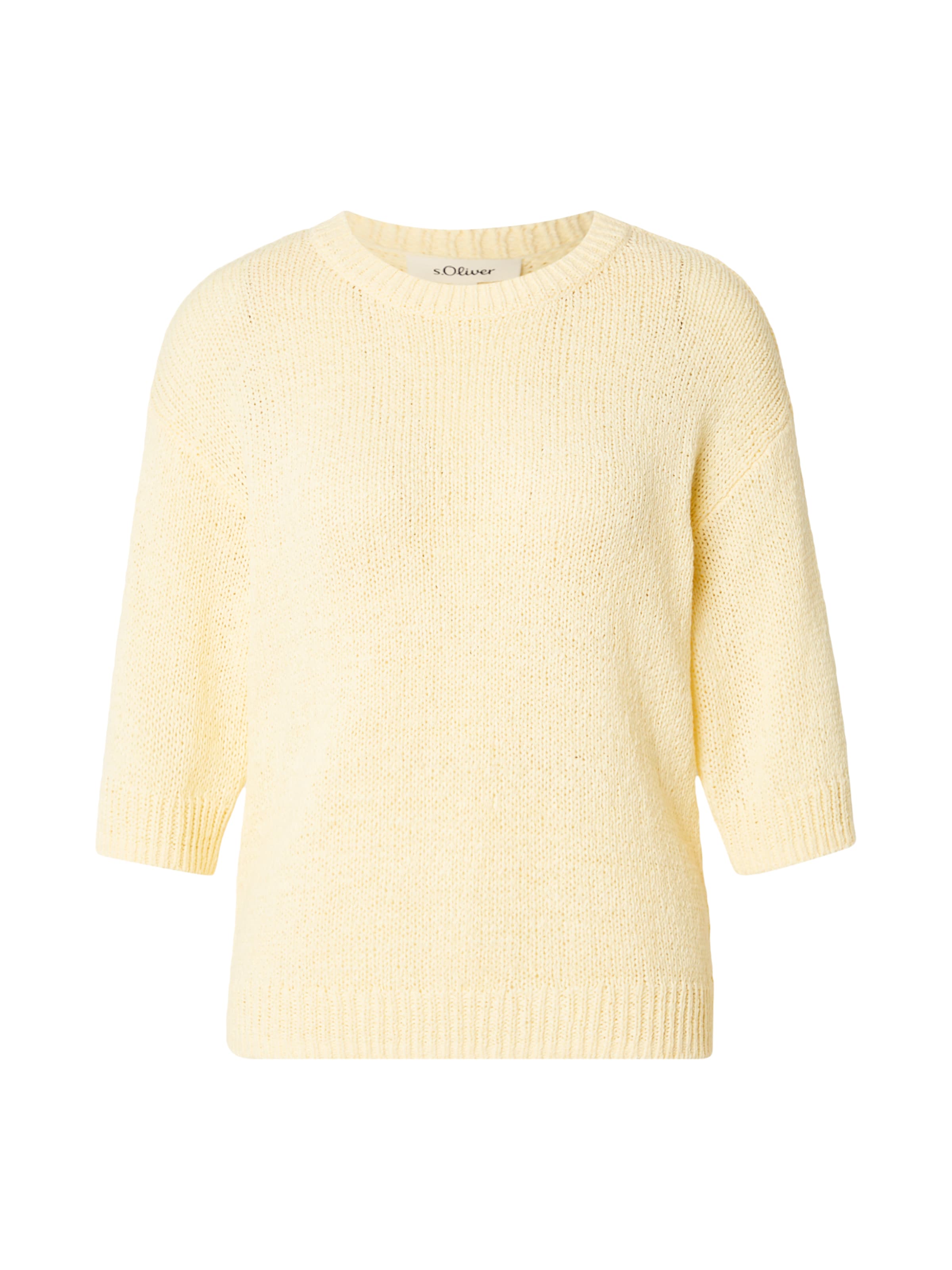 s.Oliver Пуловер в жълто: отпред