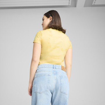 PUMA Shirt 'Ess' in Geel