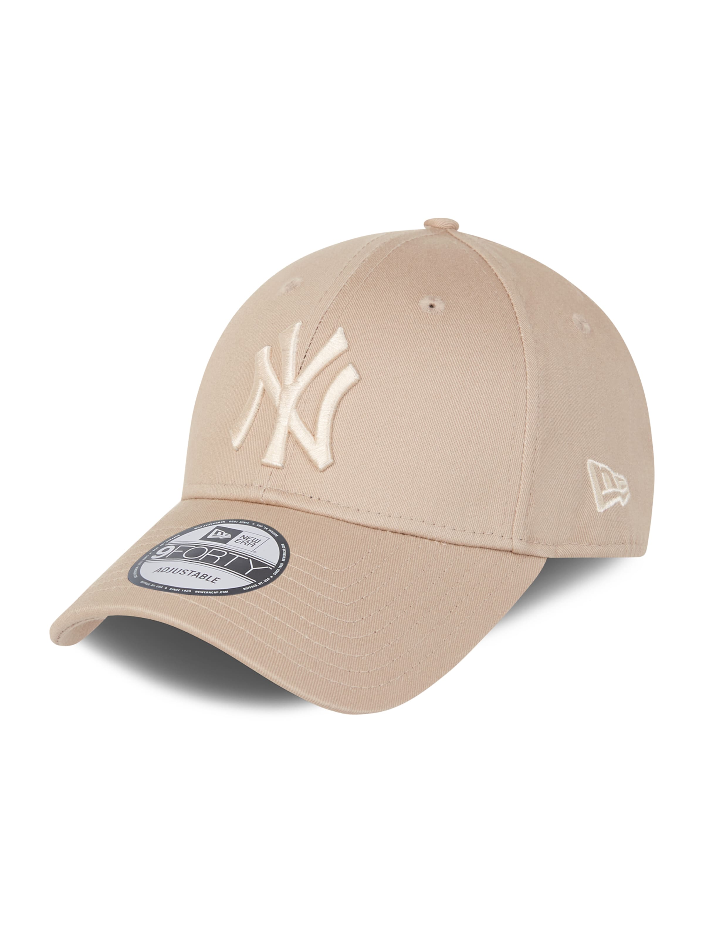 NEW ERA Cap 'LEAGUE ESSENTIAL 9FORTY NEYYAN' in Beige: front