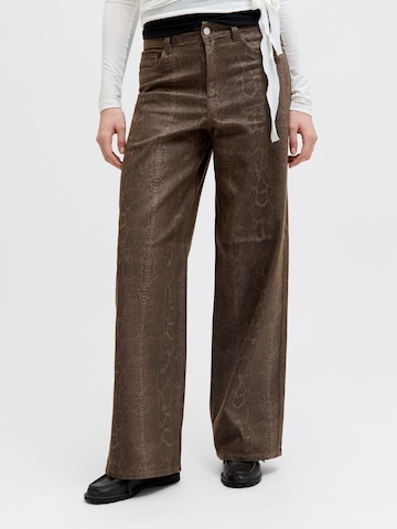 Wide leg Pantaloni 'JXZoe' di JJXX in marrone: frontale