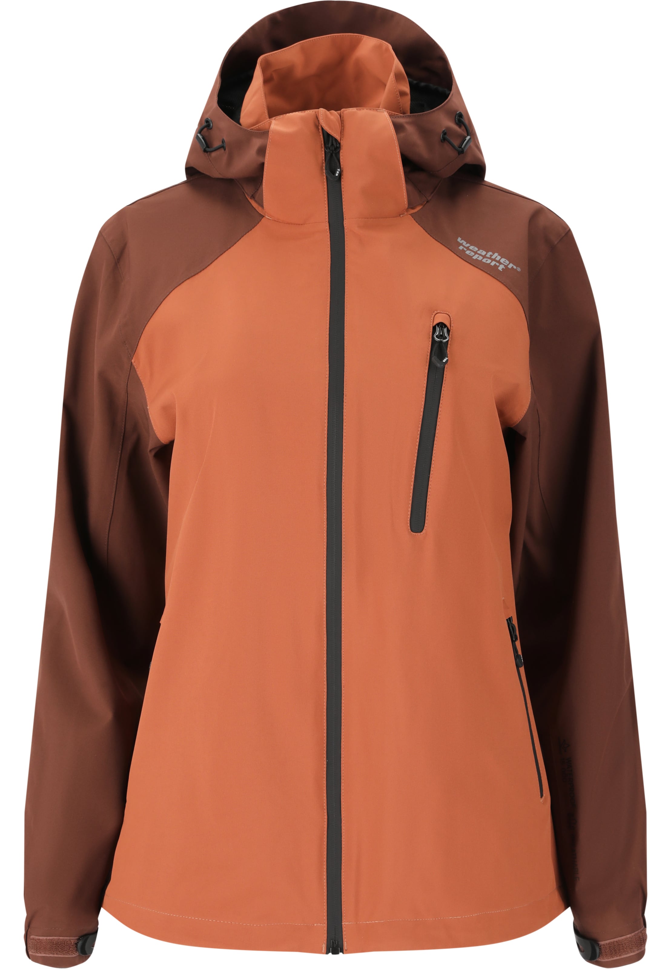 Weather Report Funktionsjacke 'CAMELIA' in Orange: Vorderseite