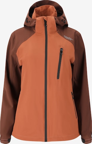 Veste outdoor 'CAMELIA' Weather Report en orange : devant