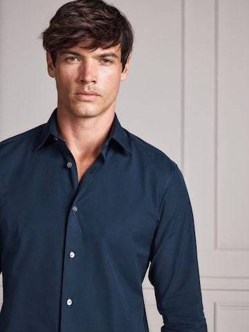 Next Slim fit Business shirt in Blue