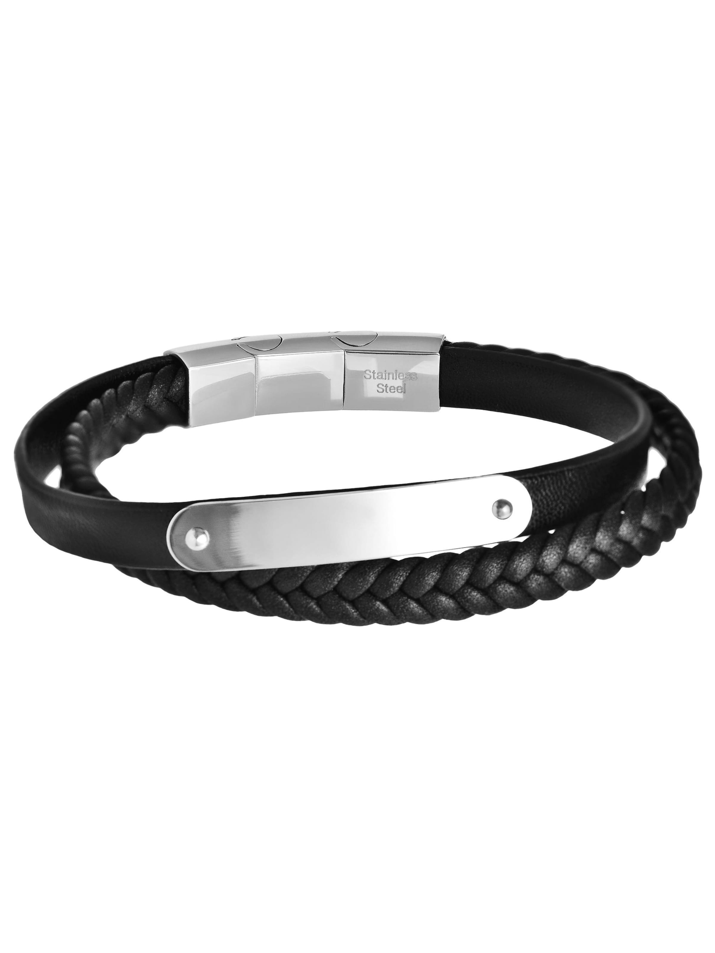 Akzent Bracelet 'Bassam, langlebig' in Black: front