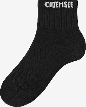 CHIEMSEE Athletic Socks in Black