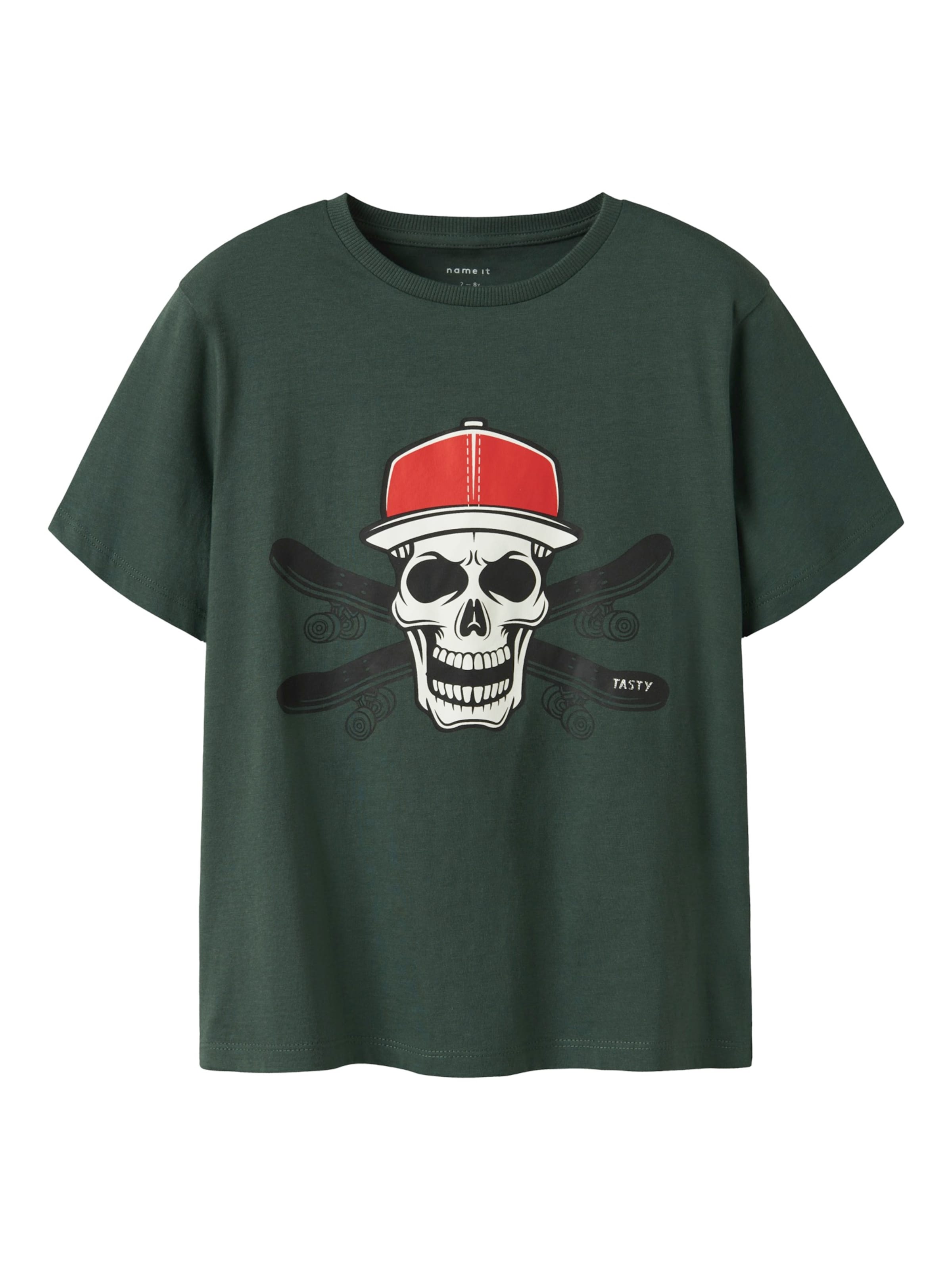 NAME IT Póló 'NKMNOTTI' - zöld: elől