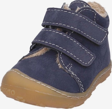 Pepino First-Step Shoes in Blue: front