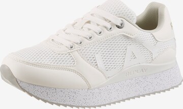 REPLAY Sneakers in White: front