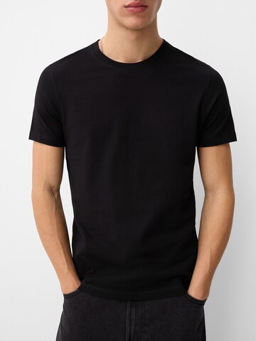 T-Shirt Bershka en noir