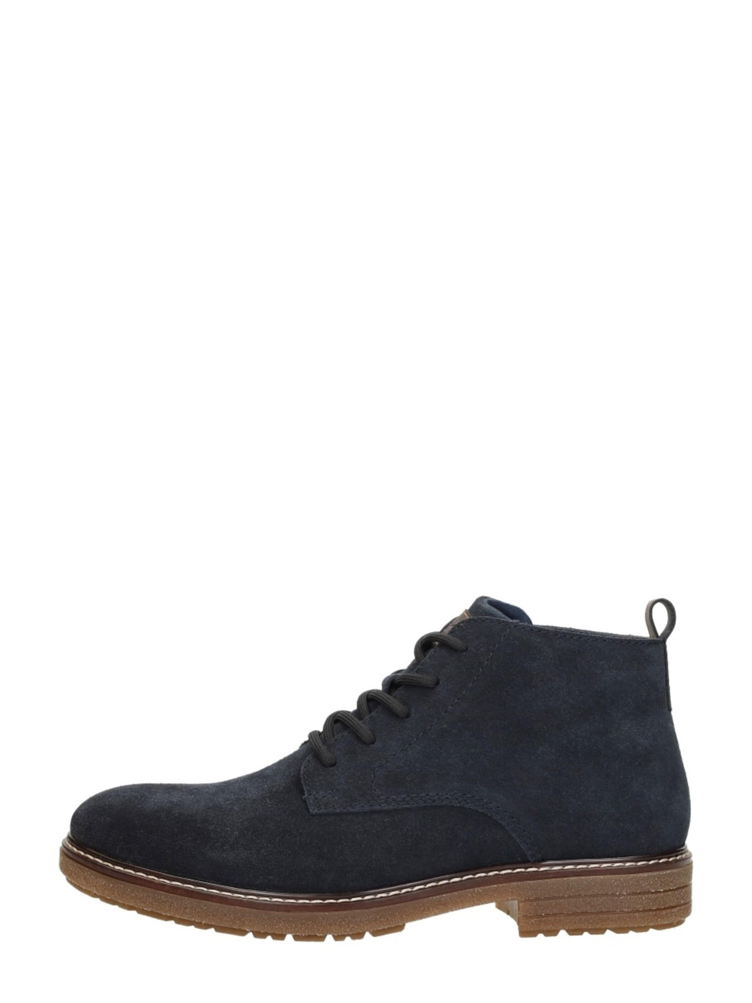 Bottes à lacets 'Veterschoenen Hoog' Rieker en bleu : devant