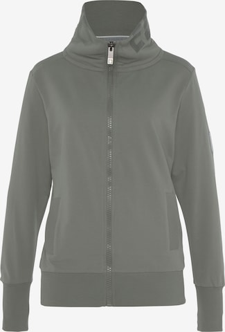 Elbsand Zip-Up Hoodie in Grey: front