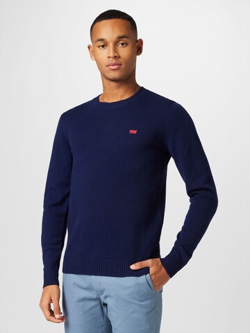 LEVI'S ®Pulover 'Original HM Sweater' - plava boja: prednji dio
