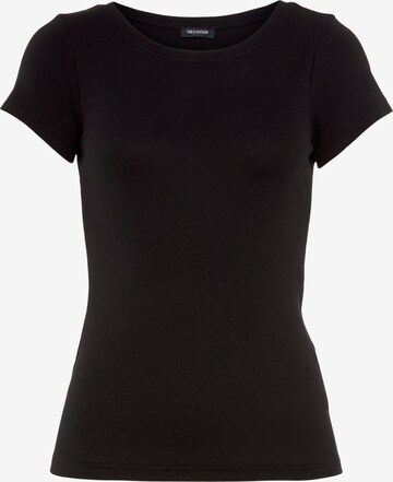 HECHTER PARIS Shirt in Black: front