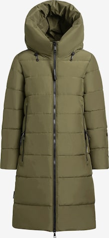 khujo Wintermantel 'JILIAS6' in Grün: Vorderseite