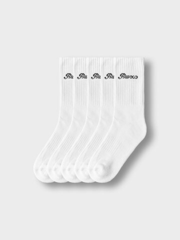 Burocs Socks in White: front