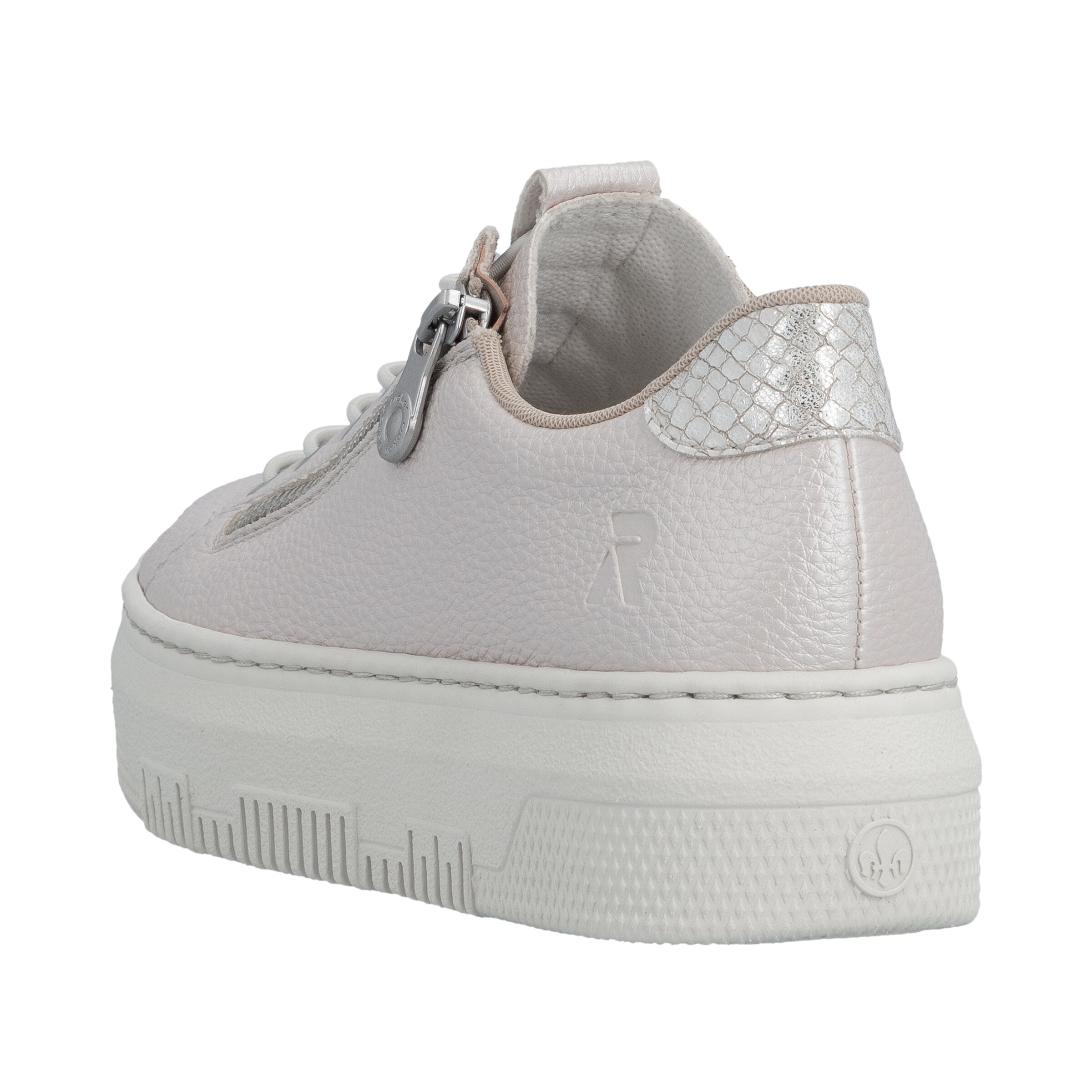 Baskets basses Rieker en argent