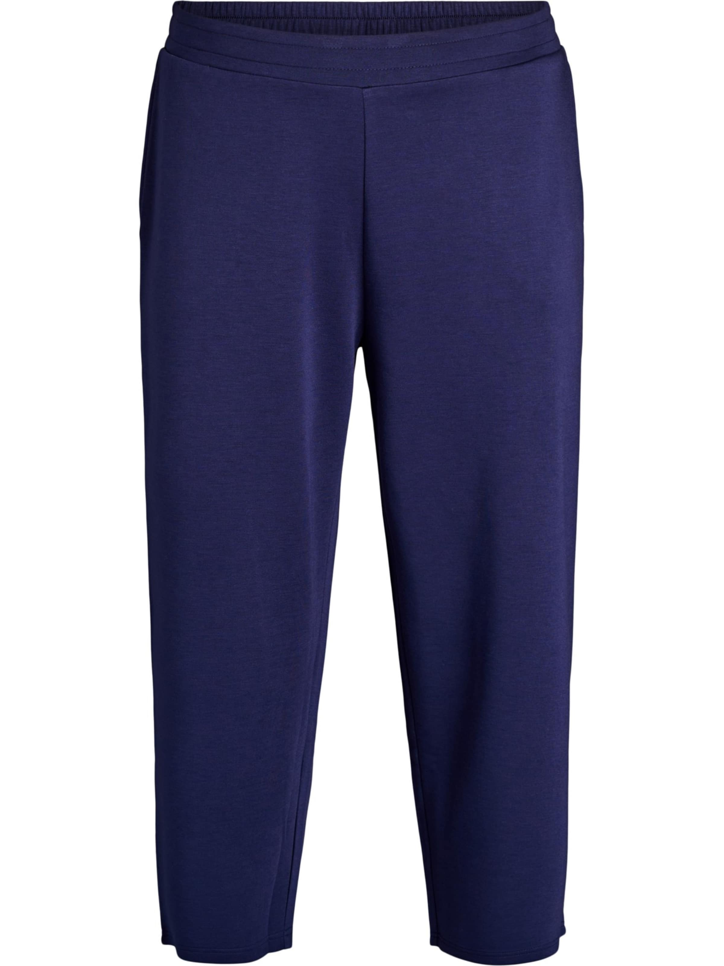 Largi Pantaloni 'MALISA' de la Zizzi pe albastru: față