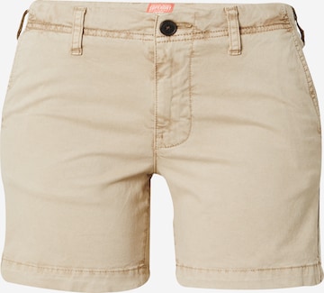 Superdry Loosefit Shorts 'CLASSIC' in Braun: predná strana