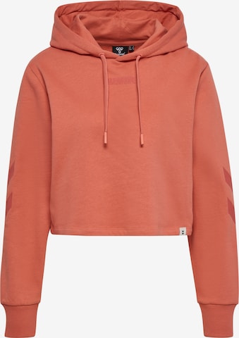 Hummel Sweatshirt in Orange: front