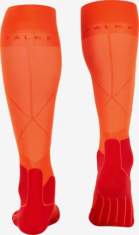 FALKE Athletic Socks 'SK5' in Orange
