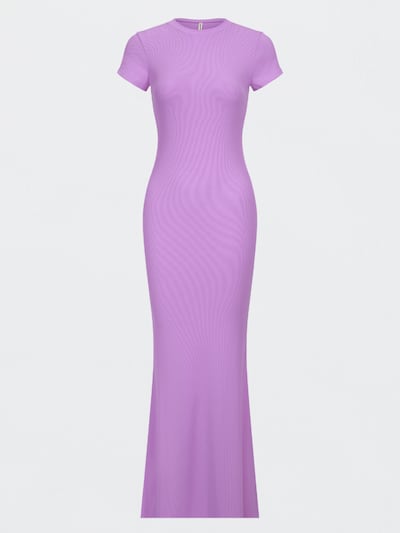 cfab Obleka 'Ribbed T-Shirt Maxikleid' v velikosti 34  | vijolično modra barva, Prikaz izdelka