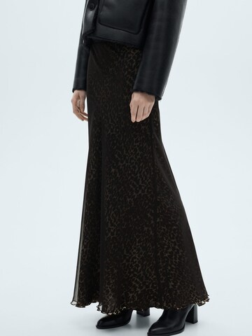 MANGO Rock 'Rocio' in Schwarz: Vorderseite