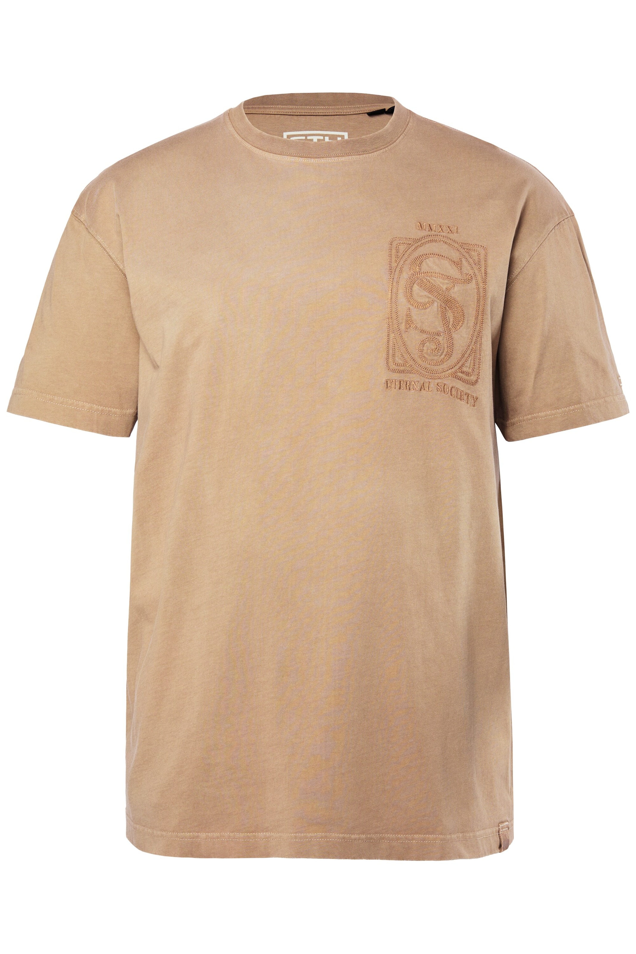 STHUGE Shirt in Bruin: voorkant