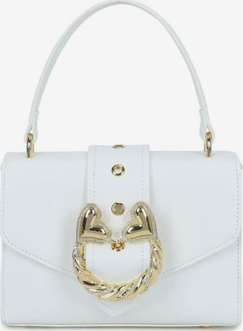 Borsa a mano 'Baroque' di Braccialini in bianco: frontale
