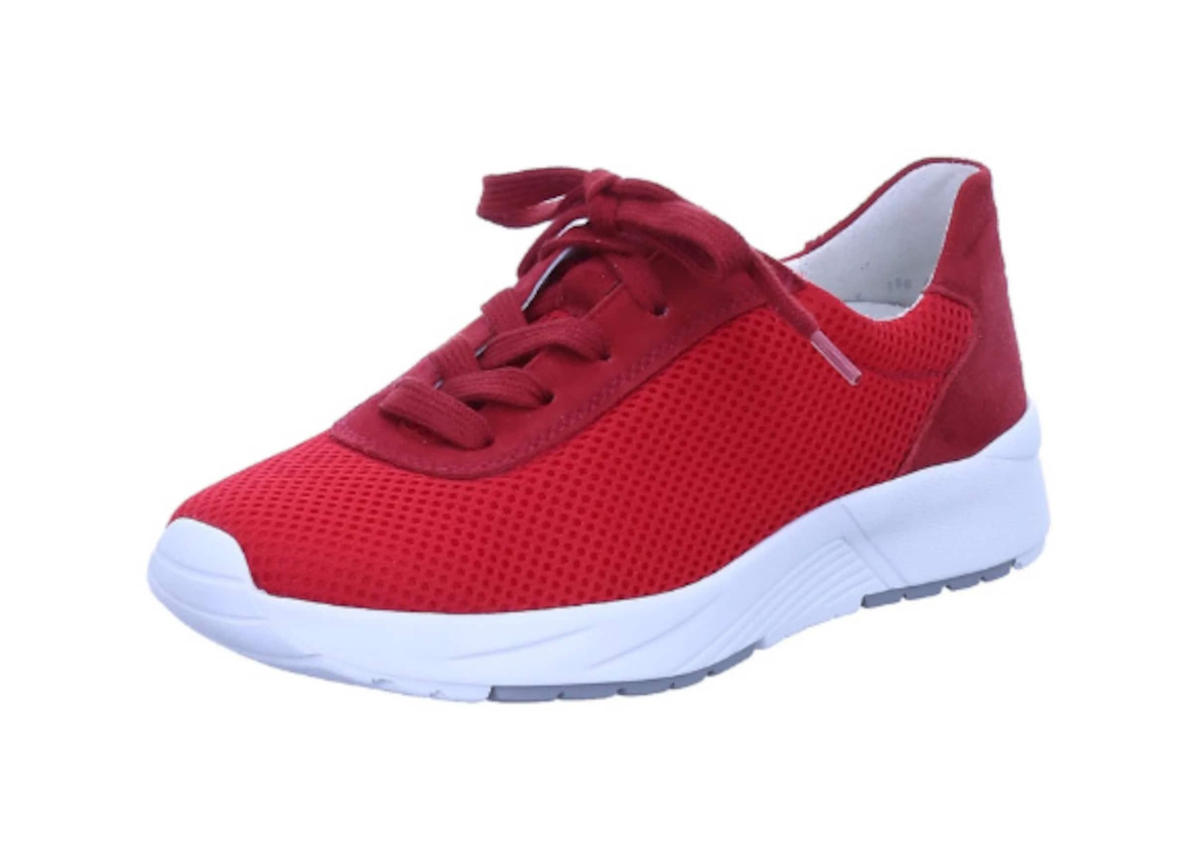SEMLER Platform trainers in Red: front