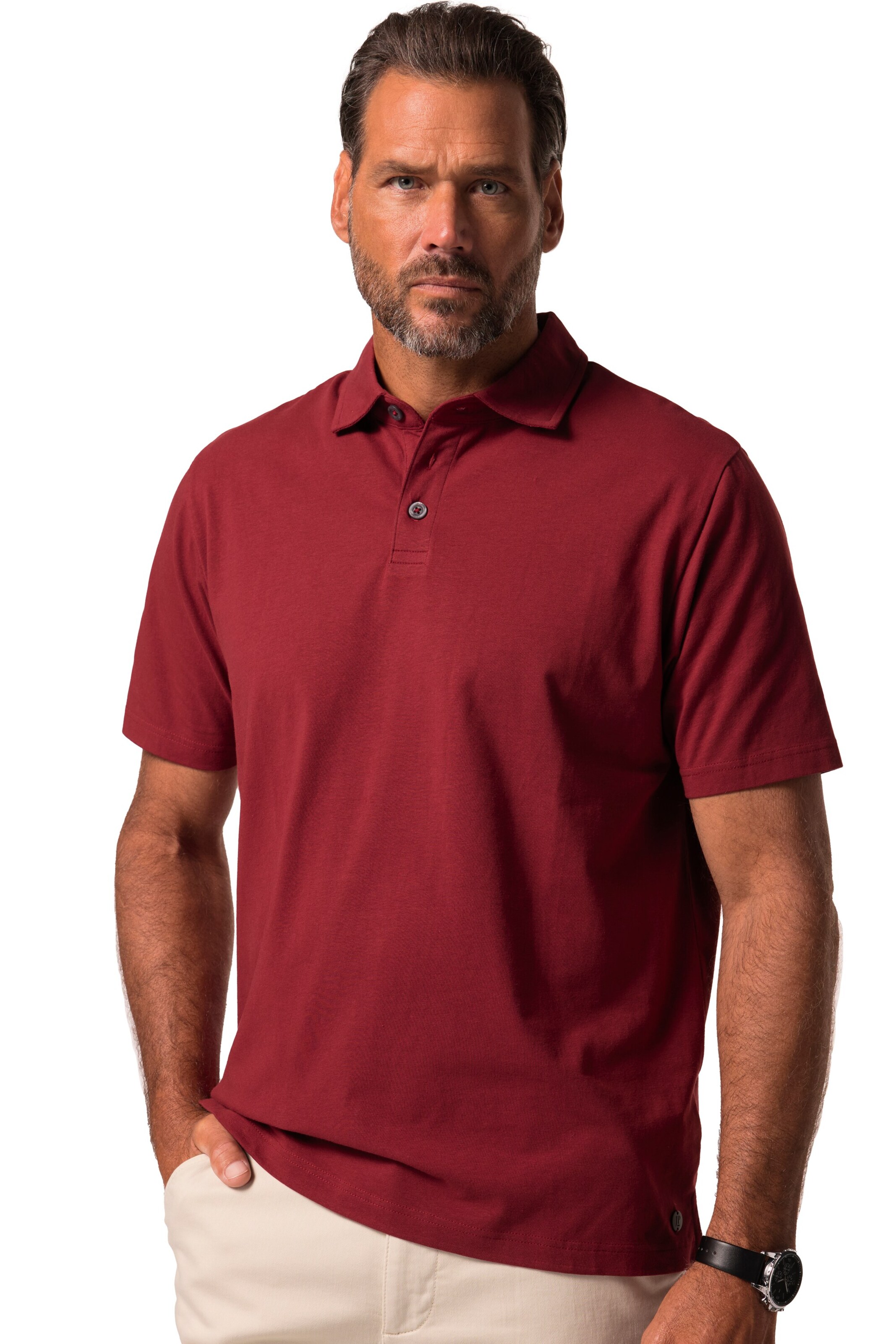 JP1880 Shirt in Red: front