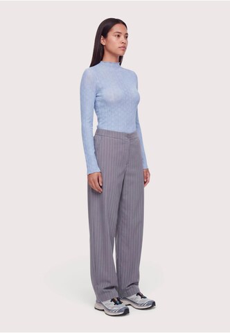 Wide leg Pantaloni con piega frontale 'Zoya' di OH APRIL in grigio