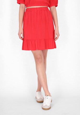 Jupe MYMO en rouge : devant