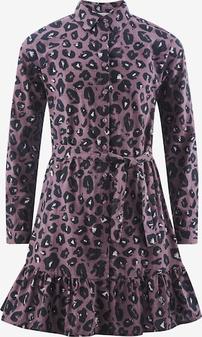 Rochie de la happy girls pe mov: față