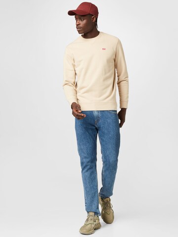 LEVI'S ® Regular Fit Sweatshirt 'Original Housemark' in Beige