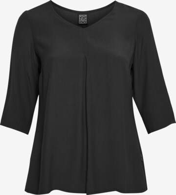 Pont Neuf Bluse 'Nadina' i sort: forside